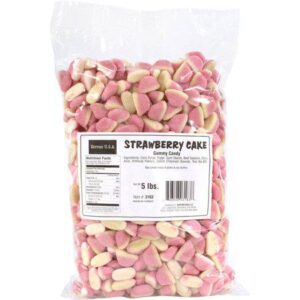 Kervan Strawberry Cake Gummies 5lb Bag Bulk